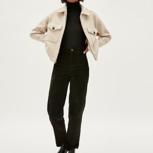 Everlane The Corduroy Wide-Leg Pant black size 0